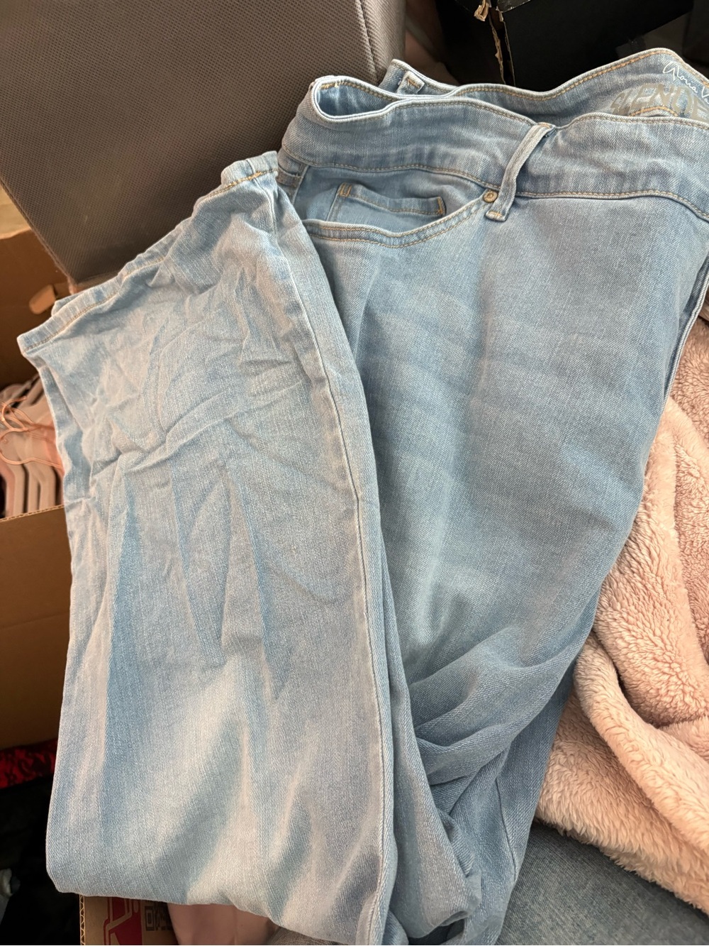 Gloria Vanderbilt Light Blue Flare Women's Jeans